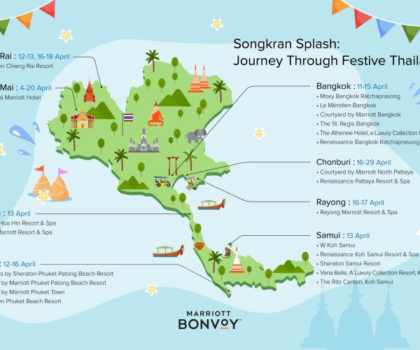 Marriott Bonvoy makes a splash in Thailand with Songkran celebrations