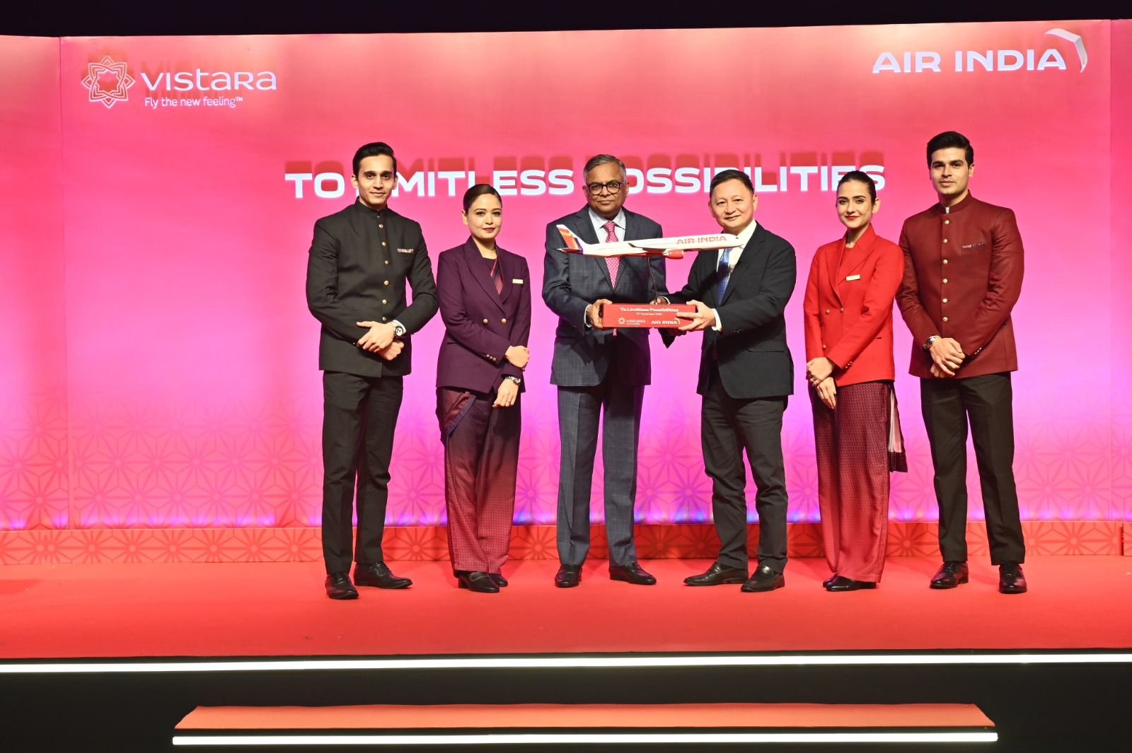 Tata Sons and Singapore Airlines celebrate partnership